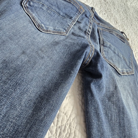 Driftwood Jackie Mid Rise Skinny Embroidered Bird Blue Jeans Size 25 - Picture 13 of 15